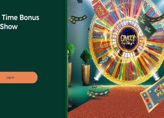 It's Showtime at Mr Green-- Play Evolution's Crazy Time and Win a Bonus!