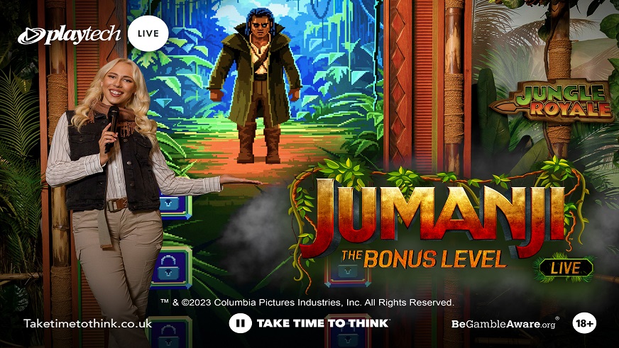Playtech's New Live Casino Gameshow Jumanji: The Bonus Level Hits Casinos