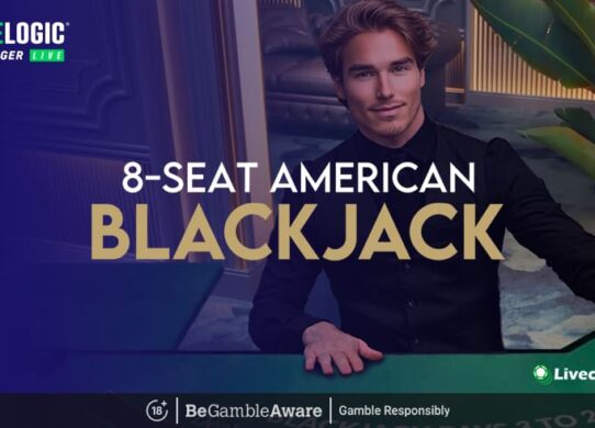 Stakelogic Live Premiers 8-Seat American Blackjack